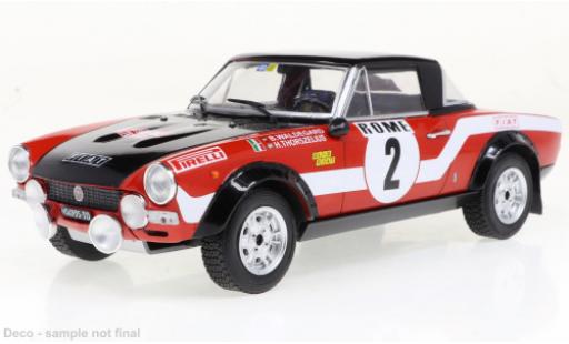 Modelauto Fiat 124 Abarth No.2 Rally Monte Carlo 1973 1/24 IXO