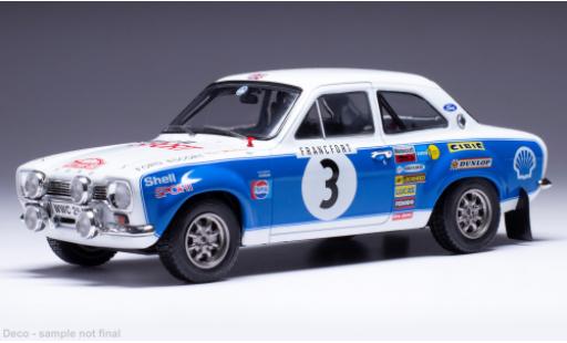 Modelauto Ford Escort RS 1600 MK I No.3 Rally Monte Carlo 1973 1/24 IXO