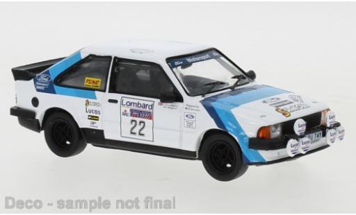 Modelauto Ford Escort RS 1600i MKIII No.22 RAC Rally 1983 1/43 IXO
