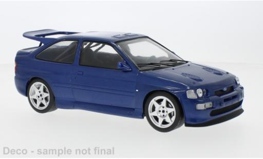 Modelauto Ford Escort Cosworth RS metallic blauw 1996 1/18 IXO