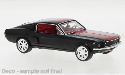 Modelauto Ford Mustang Fastback zwart/rood 1967 1/43 IXO