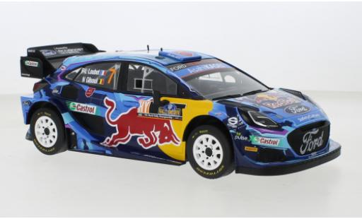 Modelauto Ford Puma Rally1 No.7 WRC1 Rally Zweden 2023 1/18 IXO