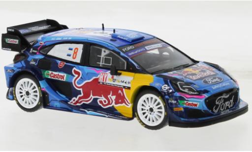 Modelauto Ford Puma Rally1 No.8 WRC1 Rally Croatia 2023 1/43 IXO