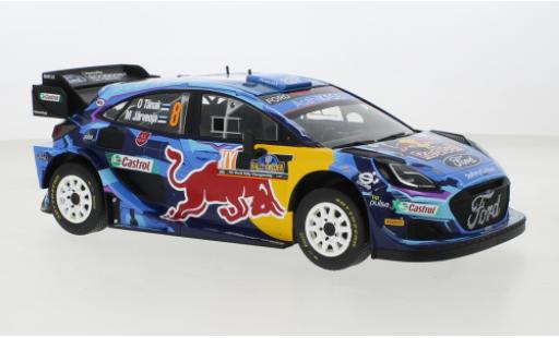 Modelauto Ford Puma Rally1 No.8 WRC1 Rally Zweden 2023 1/18 IXO