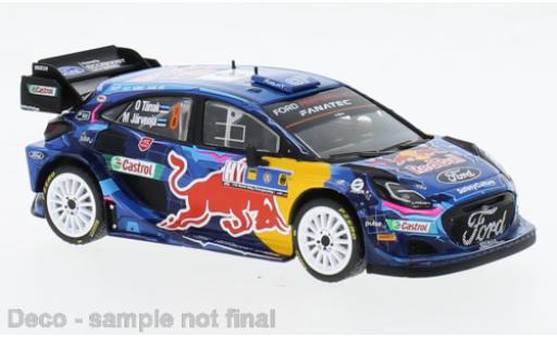 Modelauto Ford Puma Rally1 Rally 1 No.8 WRC Rally Chile 2023 1/43 IXO