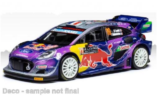 Modelauto Ford Puma Rally1 No.19 WRC2 Rally Monte Carlo 2022 1/18 IXO