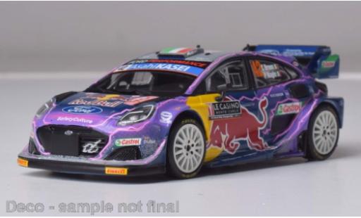 Modelauto Ford Puma Rally1 No.42 WRC Rally Monte Carlo 2022 1/43 IXO