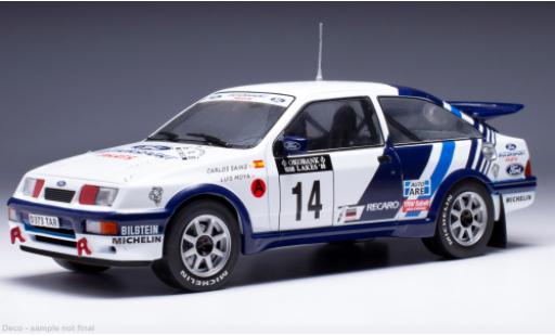Modelauto Ford Sierra Cosworth RS No.14 1000 Lakes Rally 1988 1/24 IXO