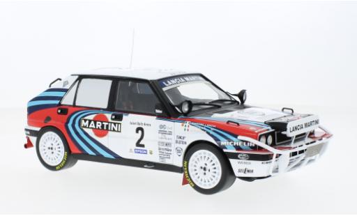 Modelauto Lancia Delta HF Integrale 16V No.2 Martini Rally WM Safari Rally 1990 1/18 IXO
