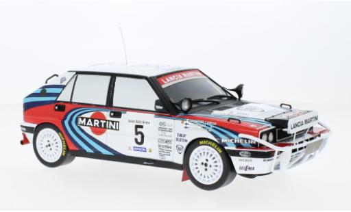 Modelauto Lancia Delta HF Integrale 16V No.5 Martini Rally WM Safari Rally 1990 1/18 IXO