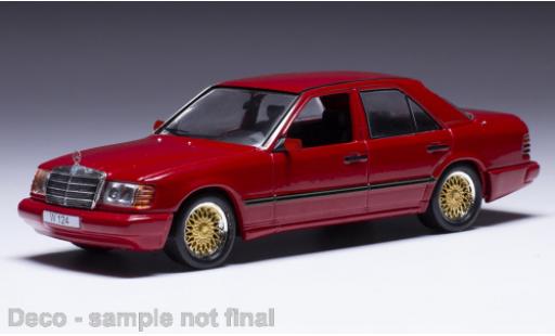 Modelauto Mercedes CLA Base 300 E (W124) rood 1984 1/43 IXO