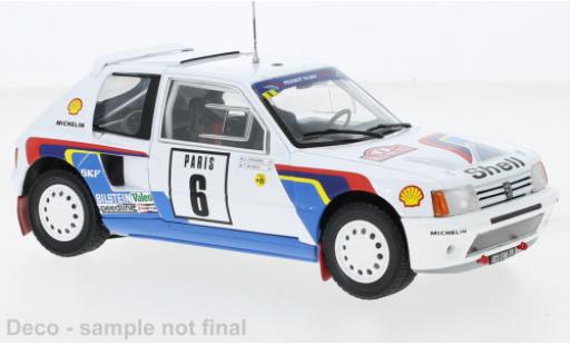 Modelauto Peugeot 205 Turbo 16 T16 No.6 Rally WM Rally Monte Carlo 1985 1/24 IXO