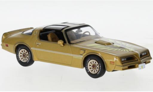 Modelauto Pontiac Firebird 1978 Trans Am metallic dor&Atilde;&copy;/D&Atilde;&copy;corer 1/43 IXO