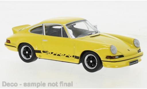 Modelauto Porsche 911 RS Carrera 2.7 geel 1973 1/43 IXO