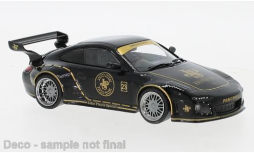 Modelauto Porsche 911 Base Old and New zwart/Dekor John Player Special 1/43 IXO