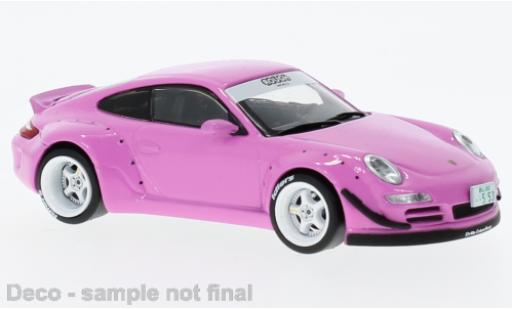 Modelauto Porsche 911 RWB roze 1/18 IXO