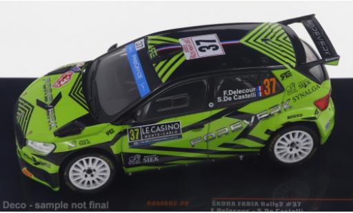 Modelauto Skoda Fabia WRC2 No.37 Rally Monte Carlo 2023 1/43 IXO