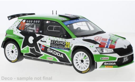 Modelauto Skoda Fabia Rally2 EVO No.20 Rally WM Rally Monte Carlo 2022 1/18 IXO
