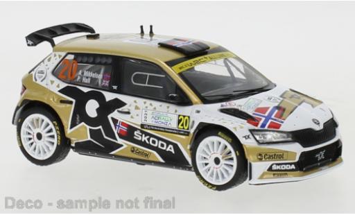 Modelauto Skoda Fabia R5 Evo Rally2 No.20 WRC Rally Monza 2021 1/43 IXO