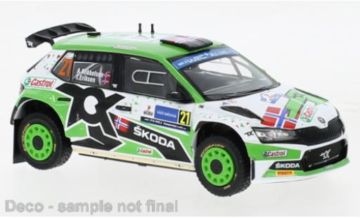 Modelauto Skoda Fabia Rally2 EVO No.21 Rally WM Rally Estland 2022 1/43 IXO