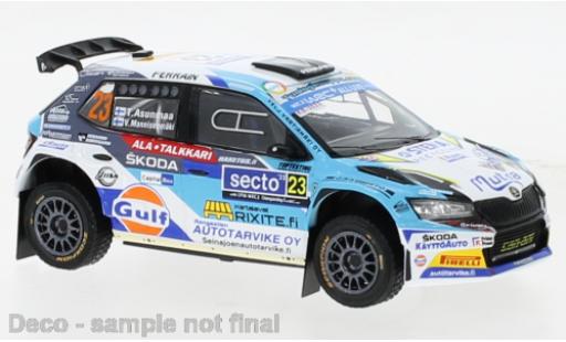 Modelauto Skoda Fabia Rally2 EVO No.23 WRC Rally Finnland 2022 1/43 IXO
