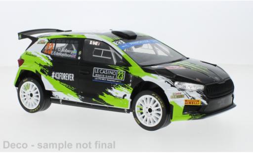 Modelauto Skoda Fabia Rally2 No.23 Rally WM Rally Monte Carlo 2023 1/43 IXO