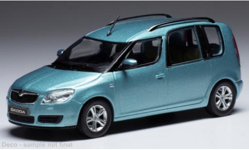 Modelauto Skoda Roomster Base metallic blauw 2007 1/43 IXO