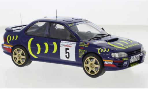 Modelauto Subaru Impreza 555 No.5 WRC Rally Tour de Corse 1995 1/24 IXO