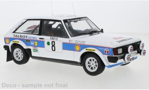 Modelauto Talbot Sunbeam Lotus No.8 Rally Monte-Carlo 1981 1/18 IXO