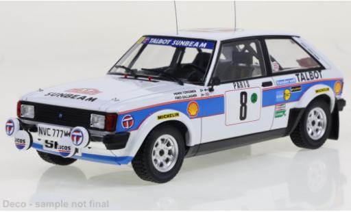 Modelauto Talbot Sunbeam Lotus No.8 Rally WM Rally Monte Carlo 1981 1/24 IXO