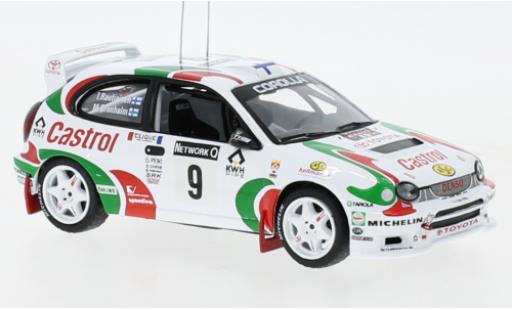 Modelauto Toyota Corolla WRC No.9 Team Europe Castrol Rally WM RAC Rally 1997 1/43 IXO