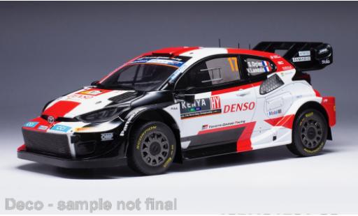 Modelauto Toyota Yaris Rally2 GR Rally1 hybride No.17 Rally WM Safari Rally 2023 1/18 IXO