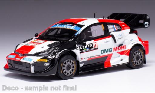 Modelauto Toyota Yaris Rally2 GR Rally1 No.1 WRC Safari Rally 2022 1/43 IXO