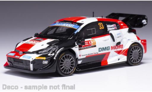 Modelauto Toyota Yaris Rally1 Rally 1 No.33 WRC Rally Ypern 2022 1/43 IXO