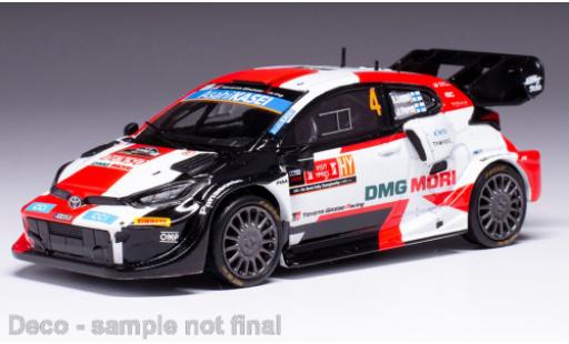 Modelauto Toyota Yaris Rally1 Rally 1 No.4 WRC Rally Ypern 2022 1/43 IXO