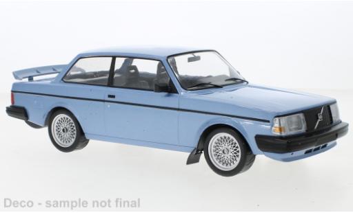 Modelauto Volvo 240 Turbo Custom mat-blauw 1986 1/18 IXO