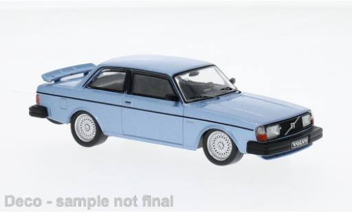 Modelauto Volvo 240 Turbo Douane metallic blauw 1980 1/43 IXO