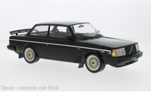 Modelauto Volvo 240 Turbo Douane zwart 1986 1/18 IXO