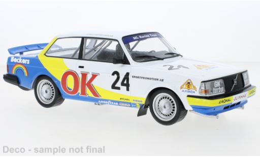 Modelauto Volvo 240 Turbo No.24 OK DPM N&Atilde;&frac14;rburgring 1985 1/18 IXO