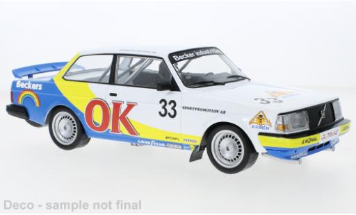 Modelauto Volvo 240 Turbo No.33 OK ETCC Zolder 1985 1/18 IXO
