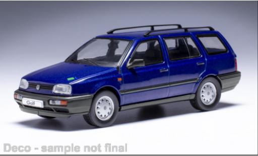 Modelauto Volkswagen Golf Variant III metallic blauw 1994 1/43 IXO