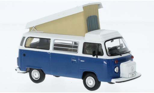 Modelauto Volkswagen T2 B Westfalia blauw/wit 1978 1/43 IXO