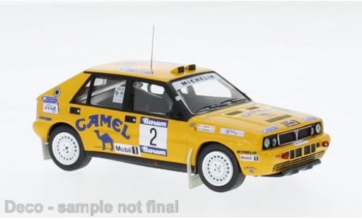 Modelauto Lancia Delta HF Integrale 16V No.2 Camel Barum Rally 1990 1/43 IXO