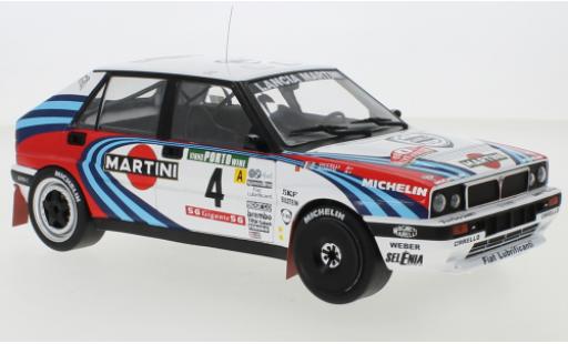 Modelauto Lancia Delta HF Integrale 16V No.4 Martini Martini Rally WM Rally Portugal 1990 D.Auriol/B.Occelli 1/18 IXO