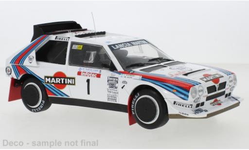 Modelauto Lancia Delta S4 No.1 Martini Racing Martini Tour de Corse 1986 M.Alen/I.Kivim&Atilde;&curren;ki 1/18 IXO