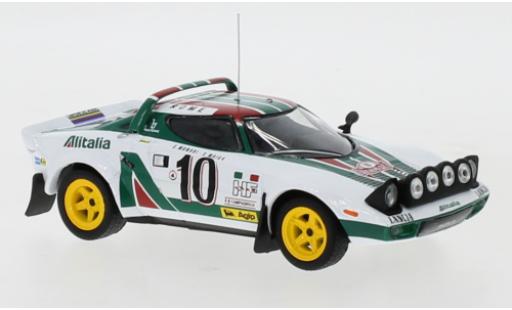 Modelauto Lancia Stratos HF No.8 Alitalia Racing Team Alitalia Rally Monte Carlo 1976 R.Pinto/A.Bernacchini 1/43 IXO