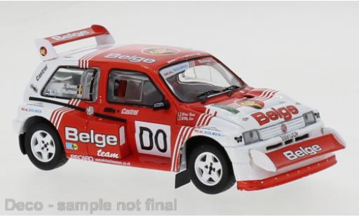 Modelauto MG Metro 6R4 RHD Belge Team Legend Boucles de Spa 2014 M.Duez/R.Rutten 1/43 IXO