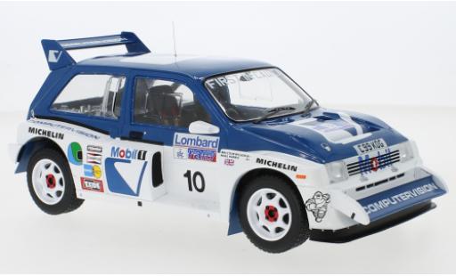 Modelauto MG Metro 6R4 RHD No.10 Computervision RAC Rally 1986 M.Wilson/N.Harris 1/18 IXO