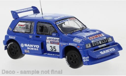 Modelauto MG Metro 6R4 RHD No.35 Sanyo RAC Rally 1986 W.Rutherford/B.Harris 1/43 IXO