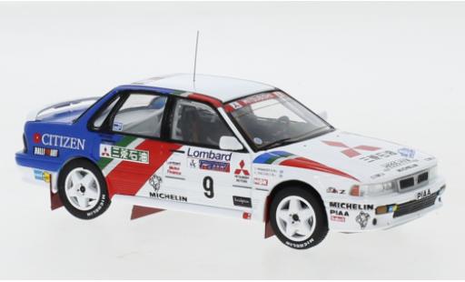 Modelauto Mitsubishi Galant VR4 VR-4 No.9 Ralliart Europe RAC Rally 1990 K.Eriksson/S.Parmander 1/43 IXO